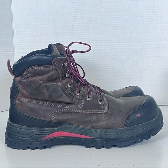 Red Wing Work Boot 4402 King Toe Mens 13 ADC 6” Waterproof Safety Toe Brown